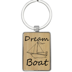 Porte clef bambou et Metal...