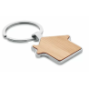 Porte clef bambou et Metal Maison