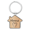 Porte clef bambou et Metal Maison