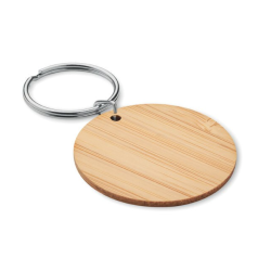 Porte clef bambou rond
