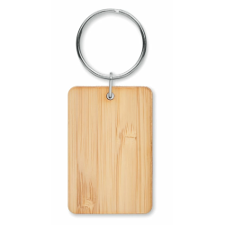 Porte clef bambou rectangulaire