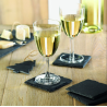 4 Sous verre Ardoise carré