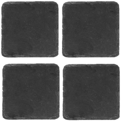 4 Sous verre Ardoise carré