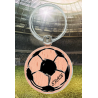 Porte clef bois rond