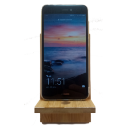 Support téléphone de table Bambou