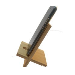 Support téléphone de table Bambou