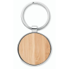 Porte clef bambou et Metal rond