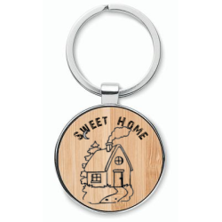 Porte clef bambou et Metal...